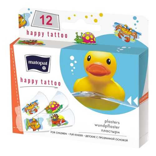 Пластыри Bella Happy Tattoo, 12 шт. в Максавит