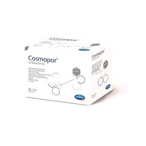 Повязка Cosmopor Antibacterial послеоперационная самоклеящаяся с серебром 10 х 6 см 25 шт. в Максавит