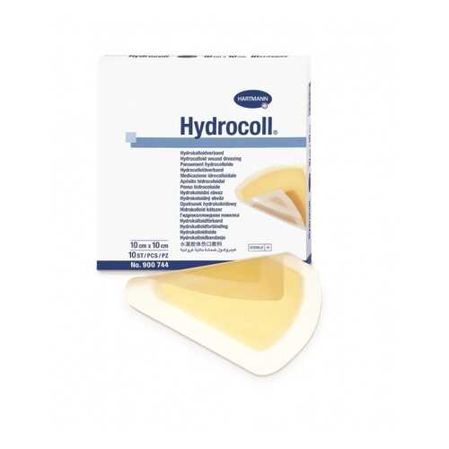 Повязка Hydrocoll гидроколлоидная самофиксирующаяся 10 х 10см 10 шт. в Максавит
