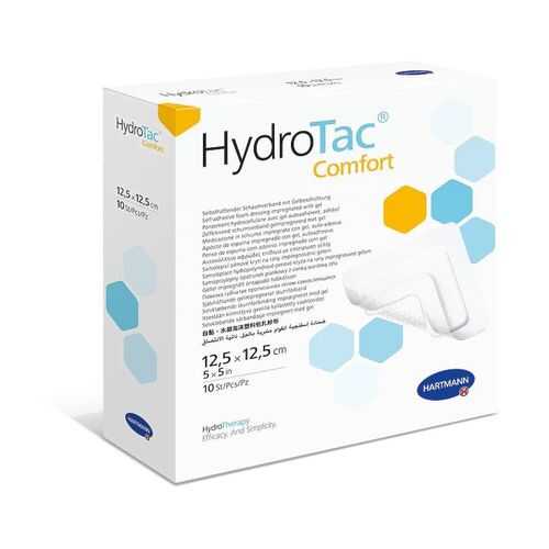 Повязка Hydrotac comfort Гидротак комфорт губчатая самоклеящаяся 12,5х12,5 см 10 шт. в Максавит