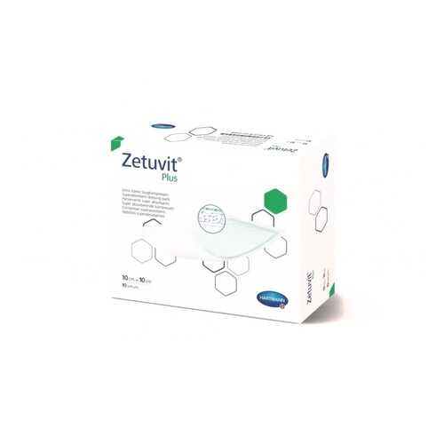 Повязка Zetuvit plus сорбционная стерильная с повышенной впитываемостью 10 х 10 см 10 шт. в Максавит