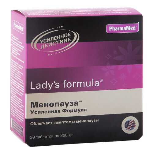Lady's formula PharmaMed менопауза усиленная формула таблетки 30 шт. в Максавит