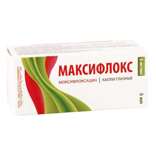 Максифлокс капли глазные 5 мг/мл фл-кап.5 мл №1 в Максавит