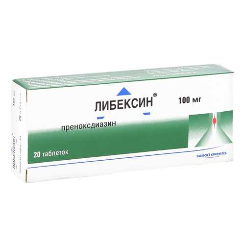 Либексин таблетки 100 мг 20 шт. в Максавит