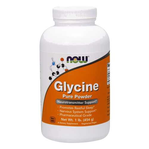 Для нервной системы NOW Glycine Pure 454 г в Максавит
