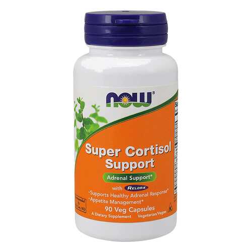 Для нервной системы NOW Super Cortisol Support 90 капсул в Максавит