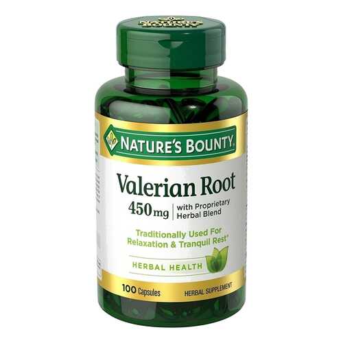 Корень валерианы Nature's Bounty 450 мг 100 капсул в Максавит