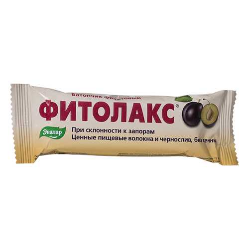 Фруктовый батончик Эвалар Фитолакс 50 г 12 шт. в Максавит