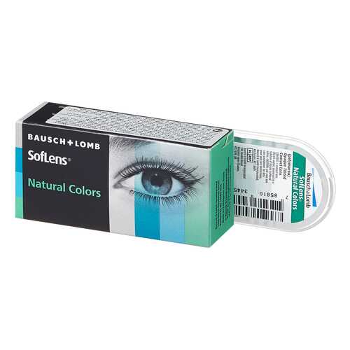Контактные линзы SofLens Natural Colors 2 линзы -4,00 pacific blue в Максавит