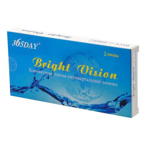 Контактные линзы 365Day Bright Vision 2 линзы R 8,6 -1,75 в Максавит