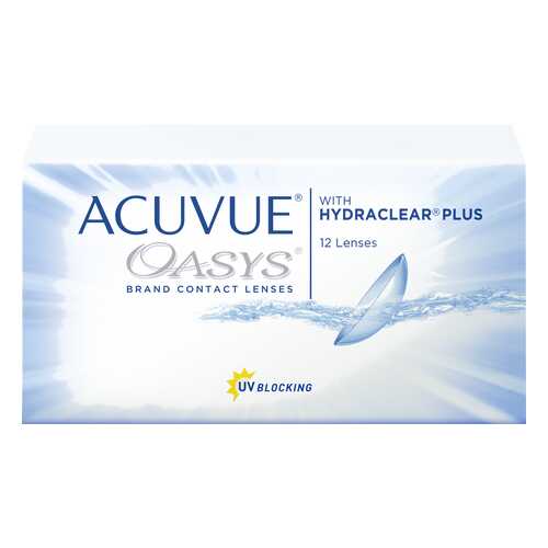 Контактные линзы Acuvue Oasys with Hydraclear Plus 12 линз R 8,8 +1,25 в Максавит