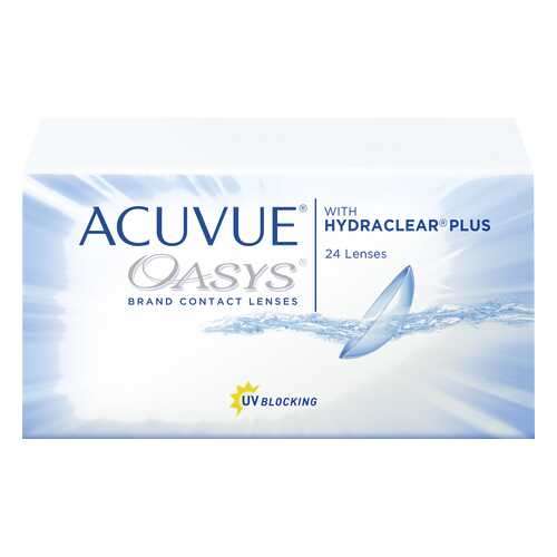 Контактные линзы Acuvue Oasys with Hydraclear Plus 24 линзы R 8,4 +0,75 в Максавит