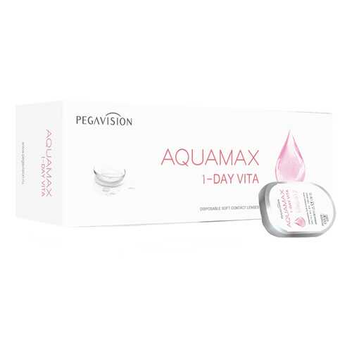Контактные линзы Aquamax 1 Day Vita 30 линз R 8,6 -6,50 в Максавит