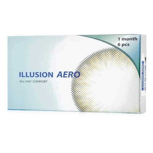 Контактные линзы ILLUSION Aero 6 линз R 8.6 -7.5D в Максавит