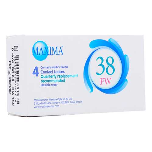 Контактные линзы Maxima 38 FW 4 линзы R 8,6 -5,50 в Максавит