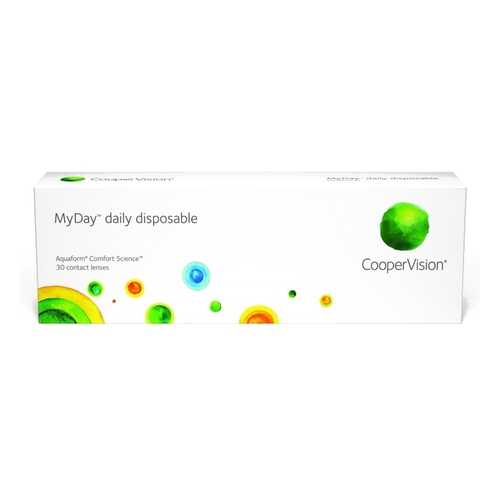 Контактные линзы MyDay Daily disposable 30 линз R 8,4 -2,00 в Максавит