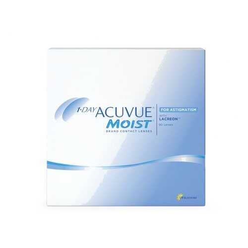 Контактные линзы 1-Day Acuvue Moist for Astigmatism 90 линз -4,75/-0,75/170 в Максавит