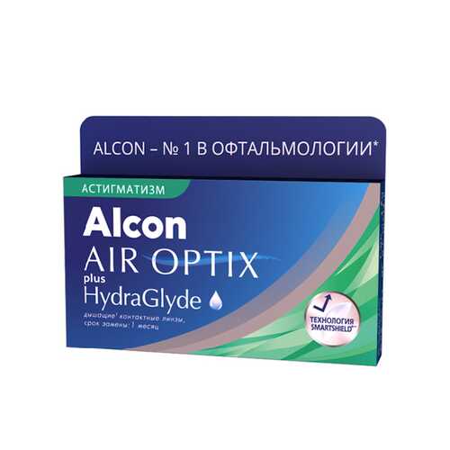 Контактные линзы AirOptix HydraGlyde for Astigmatism 3 шт. PWR -2,50, CYL -0,75, AXIS 010 в Максавит