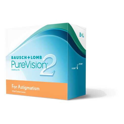 Контактные линзы PureVision 2 for Astigmatism 3 линзы -2,50/-0,75/180 в Максавит