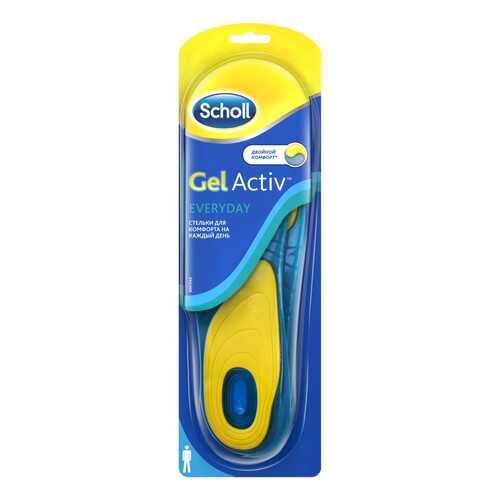 Стельки для обуви Scholl gelactiv everyday для мужчин р.40-46 в Максавит