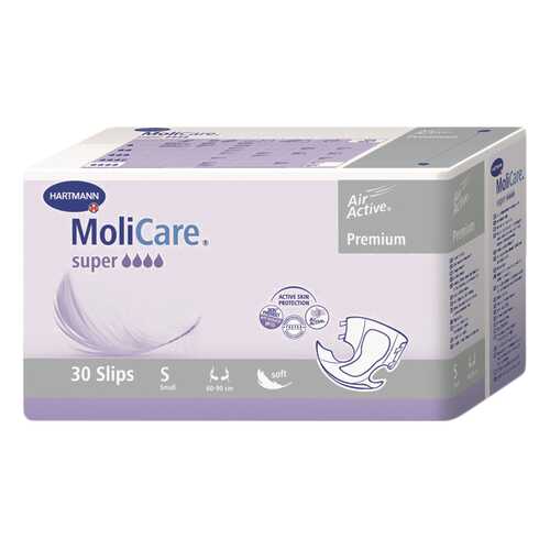 Подгузники для взрослых, S, 30 шт. MoliCare Premium Super в Максавит