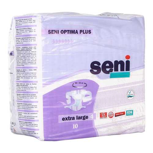 Подгузники для взрослых с поясом, XL, 10 шт. Seni Optima Plus в Максавит
