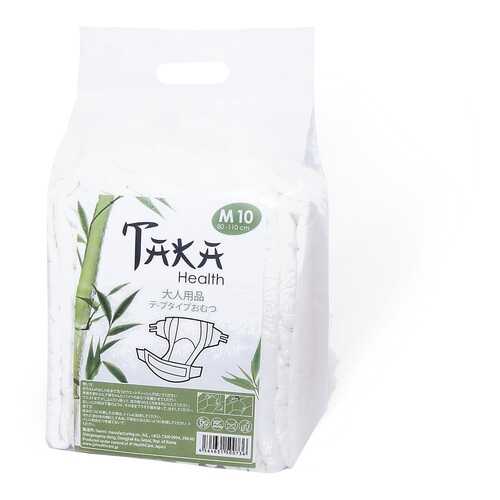 Подгузники для взрослых Тaka Health M 80 - 110 см 10 шт. в Максавит