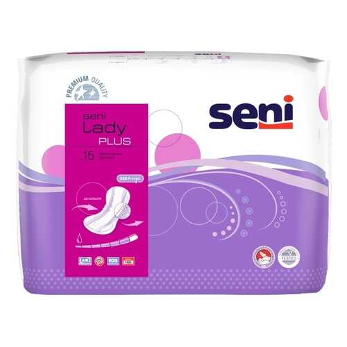 Прокладки урологические SENI LADY Plus для женщин 15 шт. в Максавит