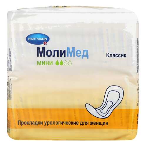 Урологические прокладки для женщин, 28 шт. MoliMed Classic Mini в Максавит