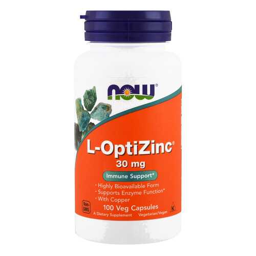 Цинк NOW L-OptiZinc 100 капс. в Максавит
