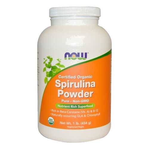 Добавка для здоровья NOW Spirulina Powder 454 г натуральный в Максавит