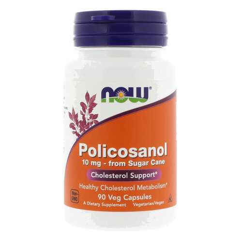 Добавка для сердца и сосудов NOW Policosanol 90 капсул в Максавит