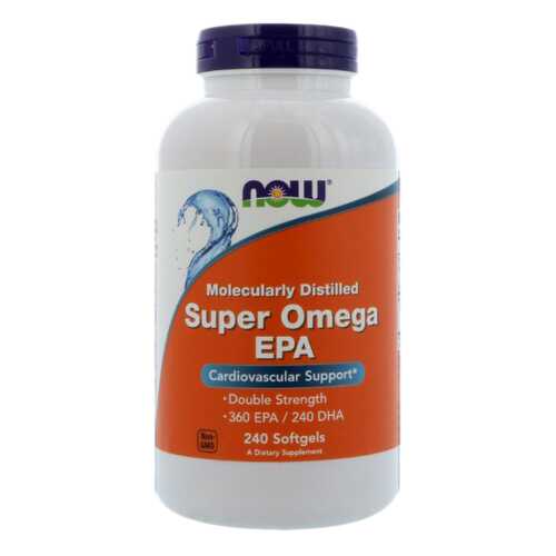 Omega-3 NOW Super Omega EPA 1200 мг 240 капсул в Максавит