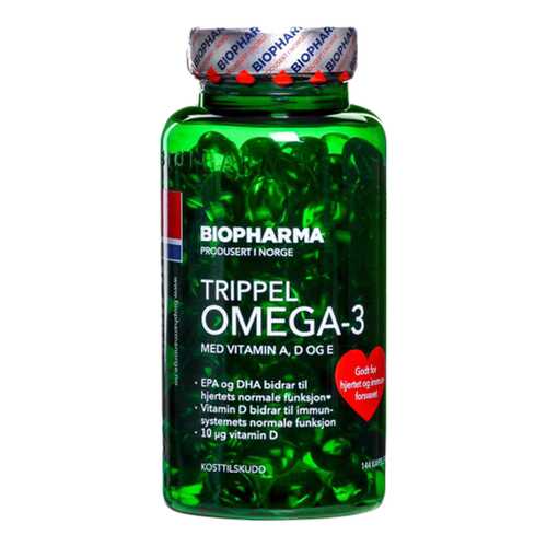 Тройная Омега-3 Biopharma капсулы 144 шт. в Максавит