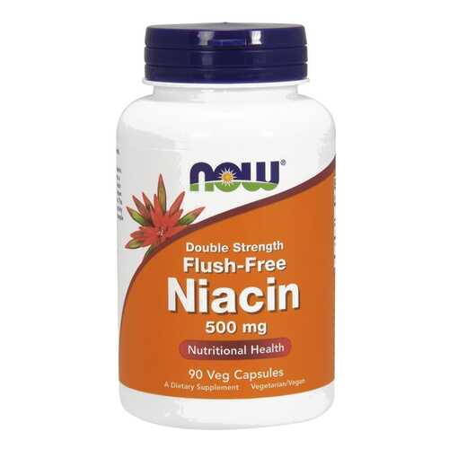 Витамин B NOW Niacin Flush-Free 90 капс. в Максавит