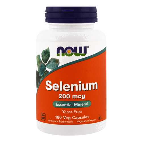 Витаминно-минеральный комплекс NOW Selenium 180 капс. в Максавит